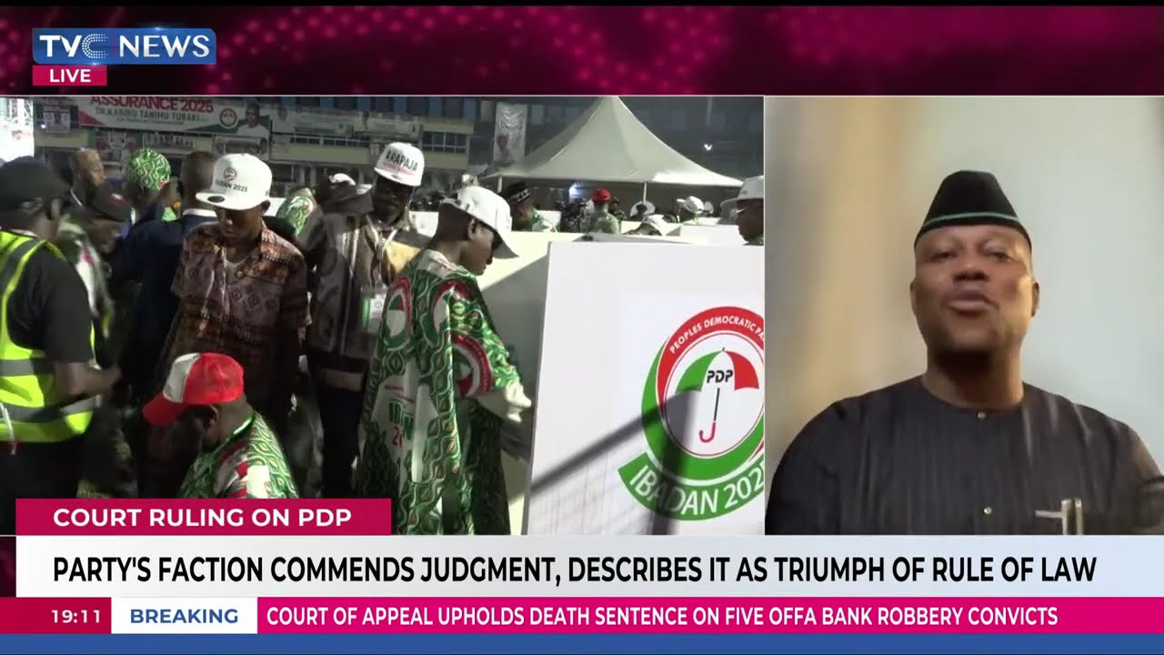 Court Ruling On PDP: Party's Faction Commends Judgment, Describes It Triumph Of Rule Of Law