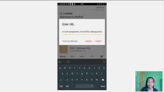 Mobile phone Join a Padlet