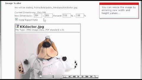 Using Image Manager -Scaler in Cpanel