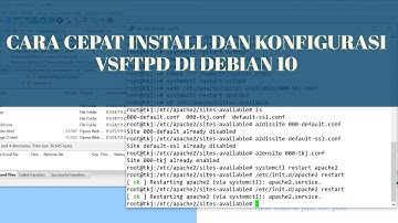 Cara Cepat Install FTP Server (vsftpd) di Debian 10 #debian10 #linux #ftpserver #vsftpd
