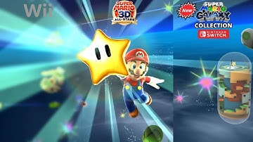 Super Mario Galaxy Wii vs 3D All Stars vs Galaxy Collection Switch Graphical Comparison