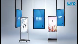 WTD World Trade Display | VENTU Series Touch High Brightness Double Sided Indoor Version 1