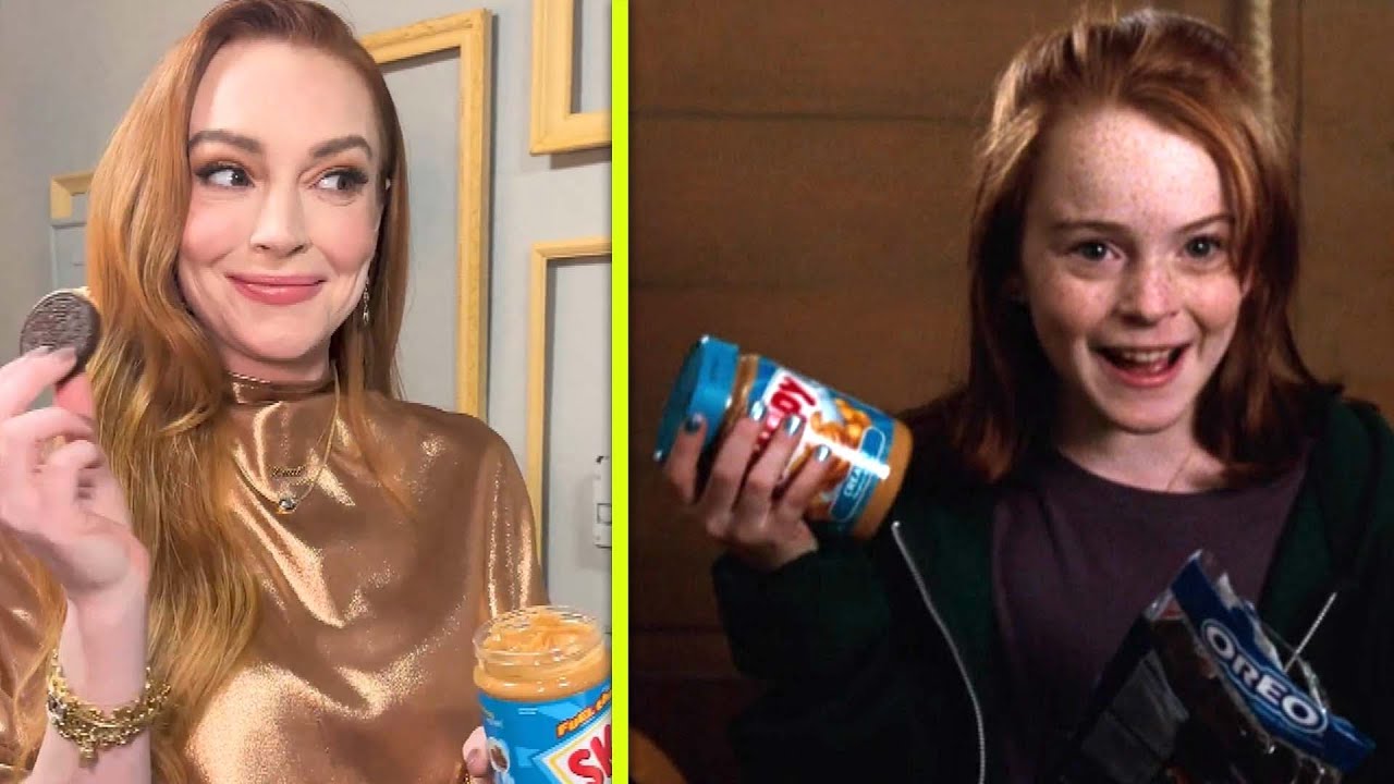 Lindsay Lohan Recreates Iconic 'The Parent Trap' Scene with Jimmy Fallon on 'The Tonight Show'