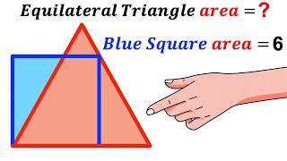 Can You Find Area Of The Equilateral Triangle? Square