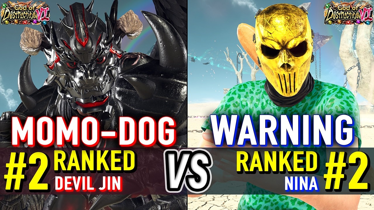 T8 🔥 MOMO-DOG (#2 Ranked Devil Jin) vs WARNINGISPAM (#2 Ranked