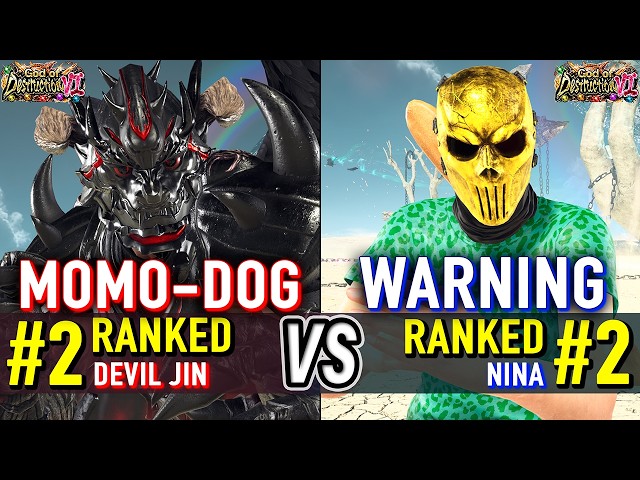 T8 🔥 MOMO-DOG (#2 Ranked Devil Jin) vs WARNINGISPAM (#2 Ranked