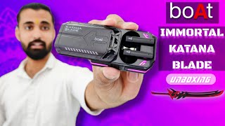 boAt IMMORTAL KATANA BLADE Unboxing | Amazing Gaming Earbuds with RGB Lights 