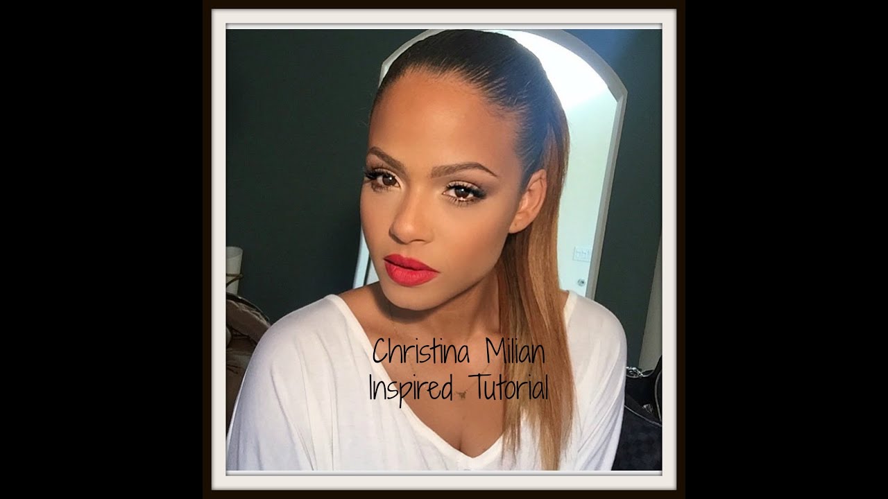 How To - Christina Makeup Look Tutorial Red - YouTube