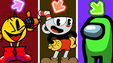 FNF Character Test  Gameplay VS Playground | VS Pacman | VS Cuphead  | VS Green and Red Imposter