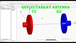 transmitting receiving reflectarray horn antenna operate 0.8GHz,0.9GHz,2.4GHz,3.8GHz,5.8GHz in hfss