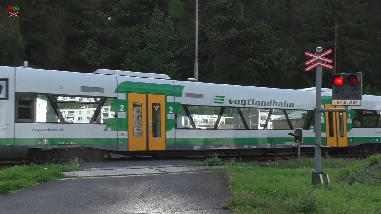 Železniční přejezd Kraslice #2 [P144] - 24.8.2023 / Czech railroad crossing