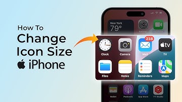How To Change icon Size on iPhone?
