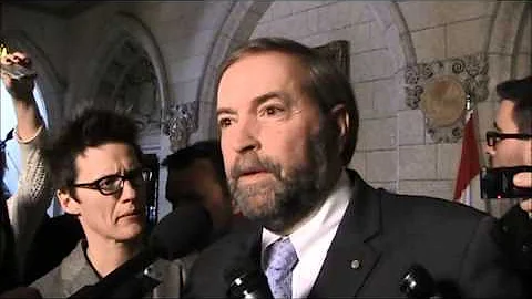 Thomas Mulcair,  sick days public service - 032013