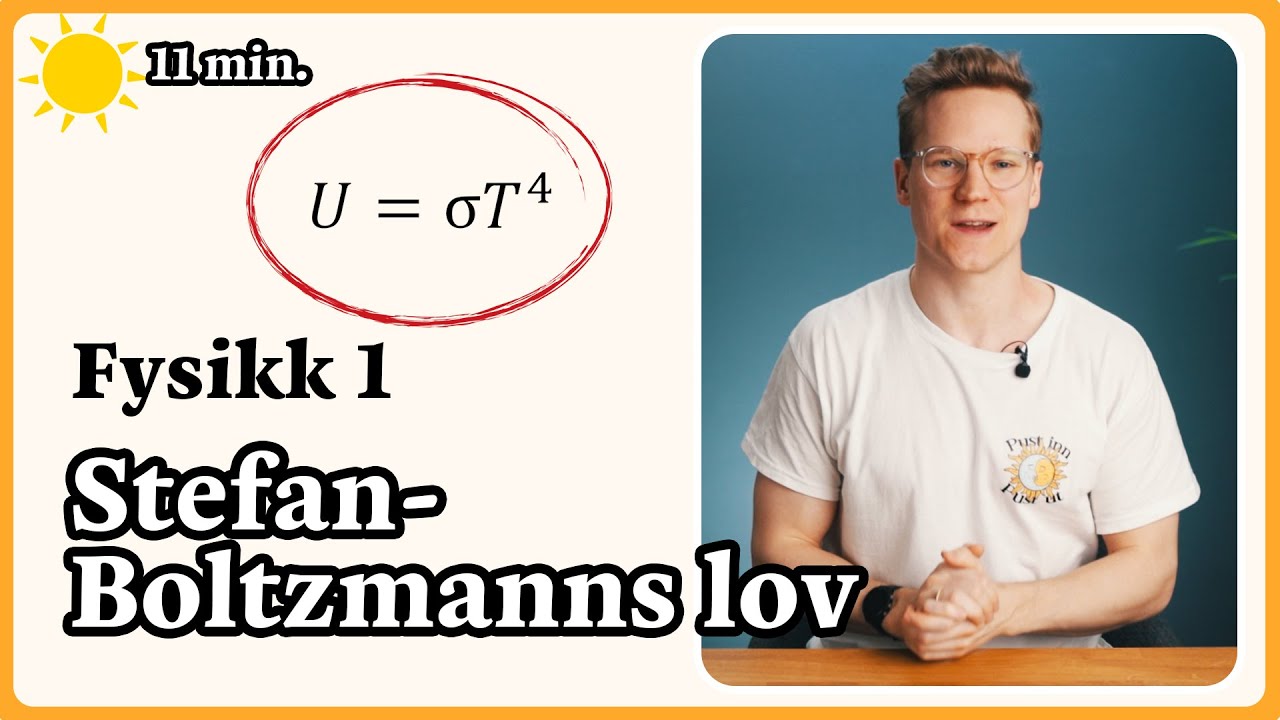 Stefan–Boltzmanns lov forklart – Stråling og temperatur | Fysikk 1