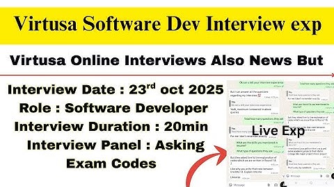 Virtusa 23rd oct 2025 interview experience video | virtusa neural hackathon 2025
