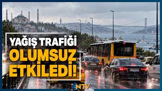 Asya Ve Avrupa Kırmızıya Büründü Yağış İstanbul Trafiğini Olumsuz Etkiledi Ntv