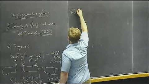 Mykola Dedushenko - Supersymmetric gluing 2018-08-22