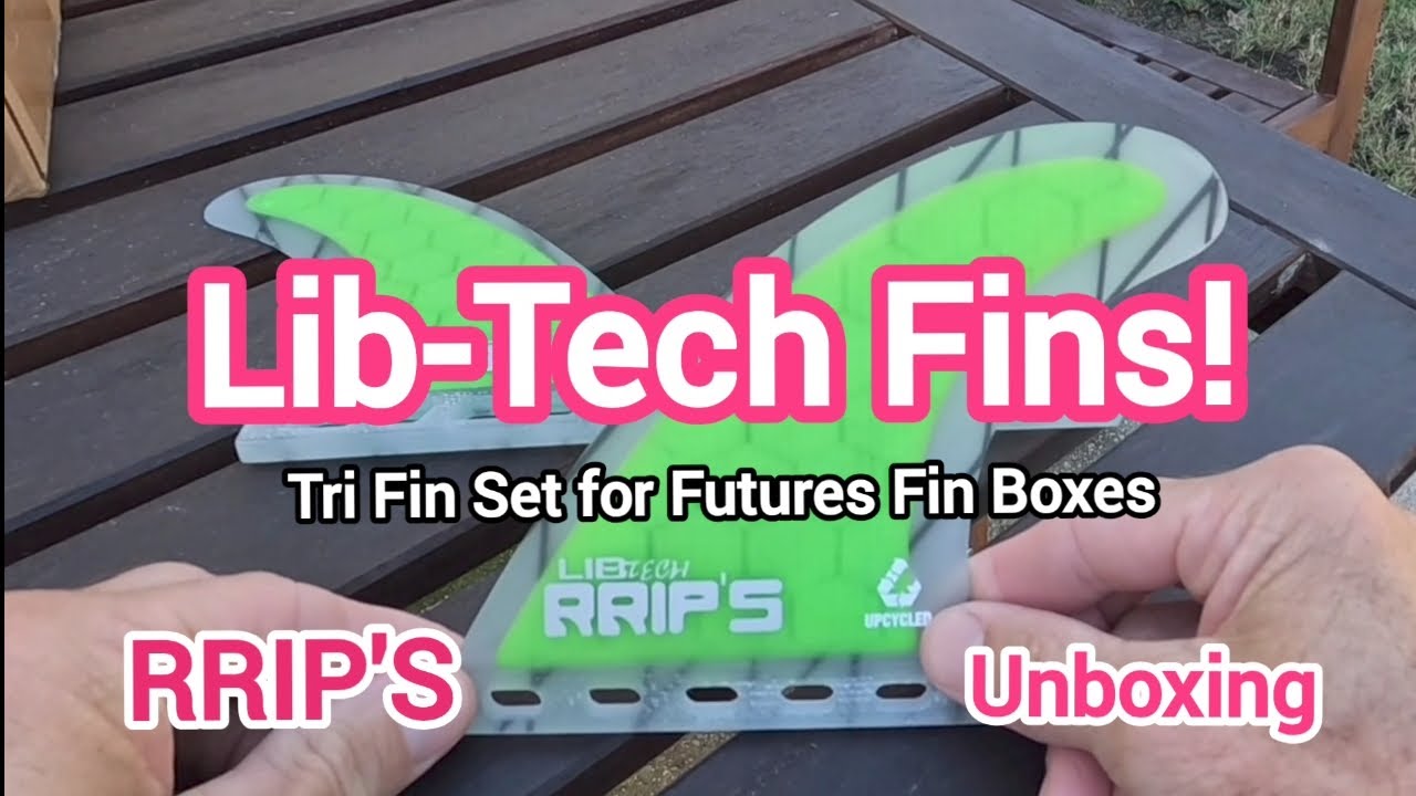 Lib Tech Surfboard Fins vs Futures Fins vs FCS Fins! Unboxing, Review ...
