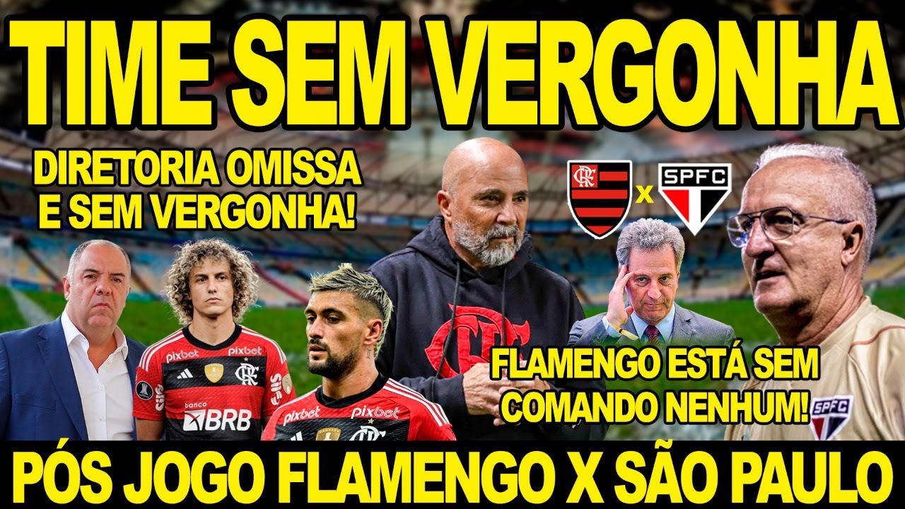 ⁣PÓS JOGO FLAMENGO X SÃO PAULO BRASILEIRÃO AO VIVO COLETIVA DE SAMPAOLI ANÁLISES SOBRE O JOGO E+