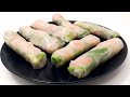 Fresh Spring Rolls لفائف ورق الارز