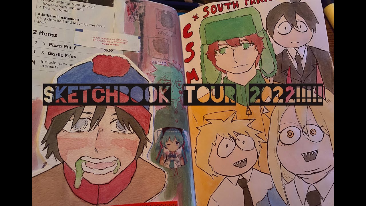 Sketchbook Tour 2022 Flip Through - YouTube