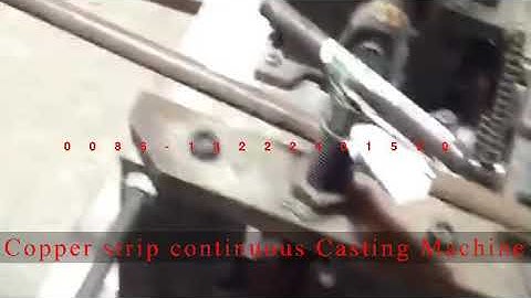 Copper strip continuous casting induction furnace