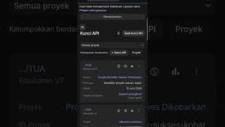 Buat Api Key di Hape