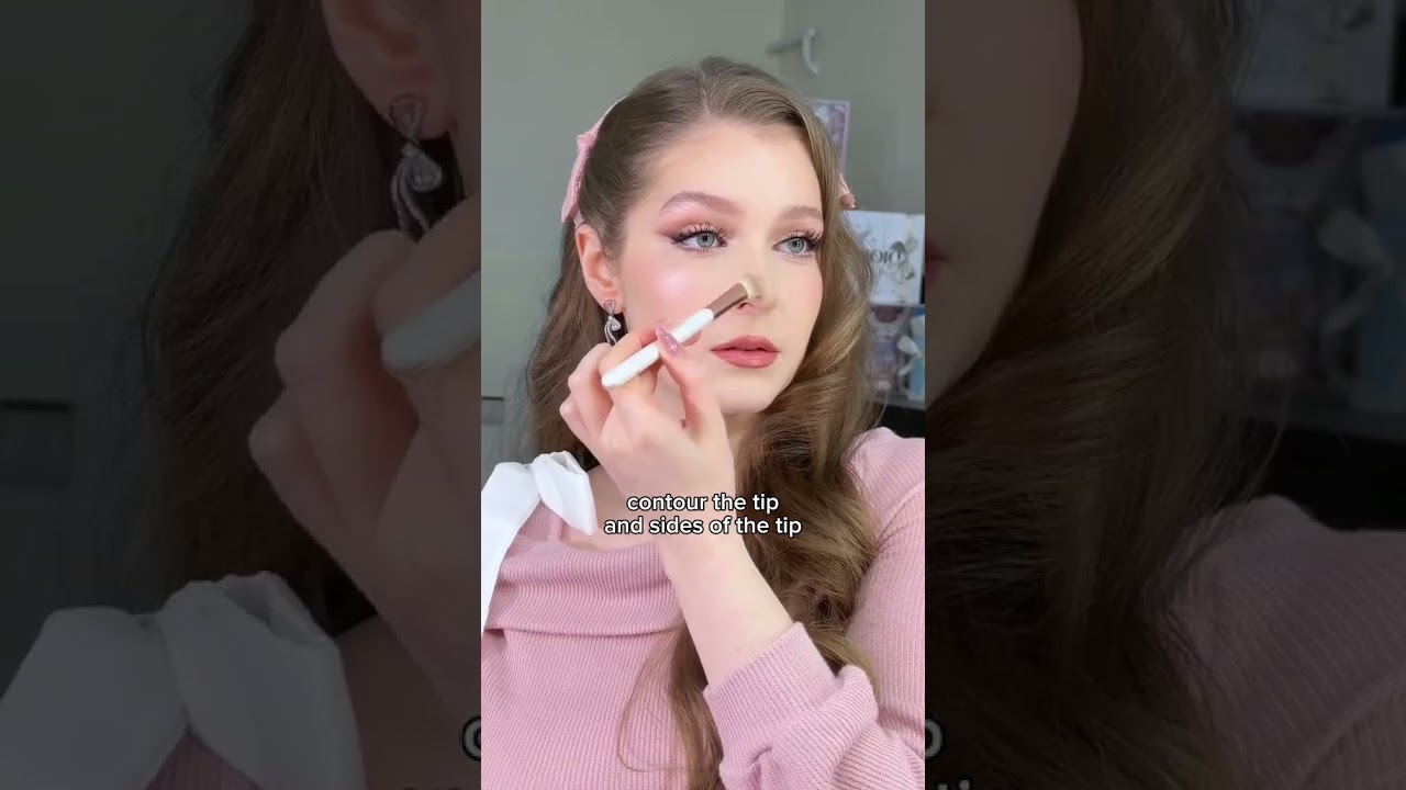 How to- Nose contour💕❤️: 