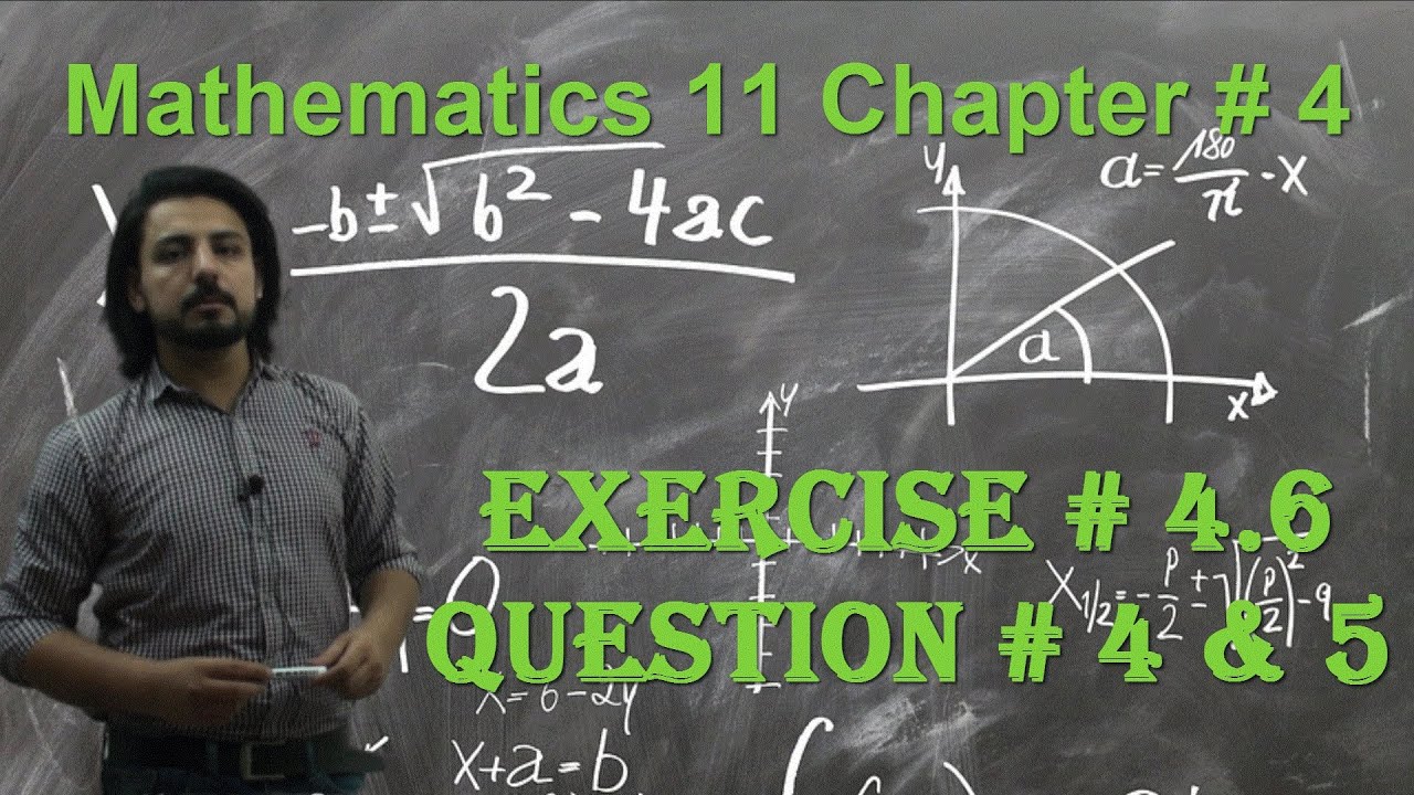 Exercise 4.6, Questions 4 & 5, Lec_4.6-03, Math 11 Chapter 4 - YouTube