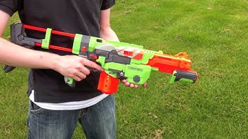 Nerf Vortex Praxis - Range Test (Modded)