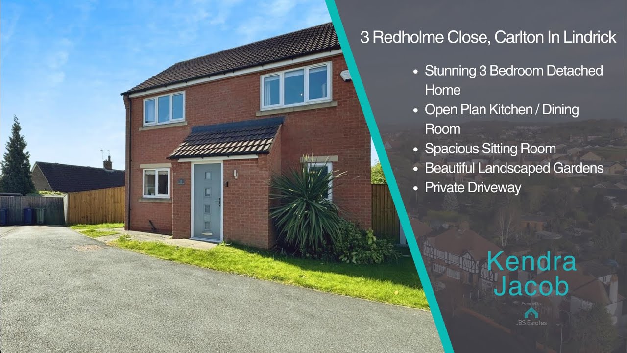 NEW PROPERTY FOR SALE! 3 Redholme Close, Carlton In Lindrick YouTube