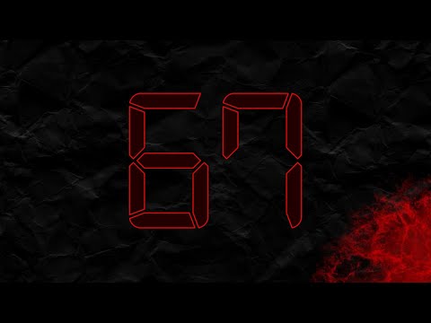 Countdown from 67 to 0 in RED