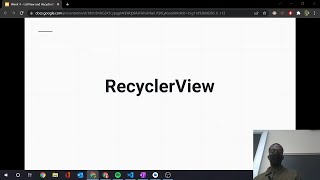 Intro to Android Develeopment Lecture 4 - ListViews and RecyclerViews
