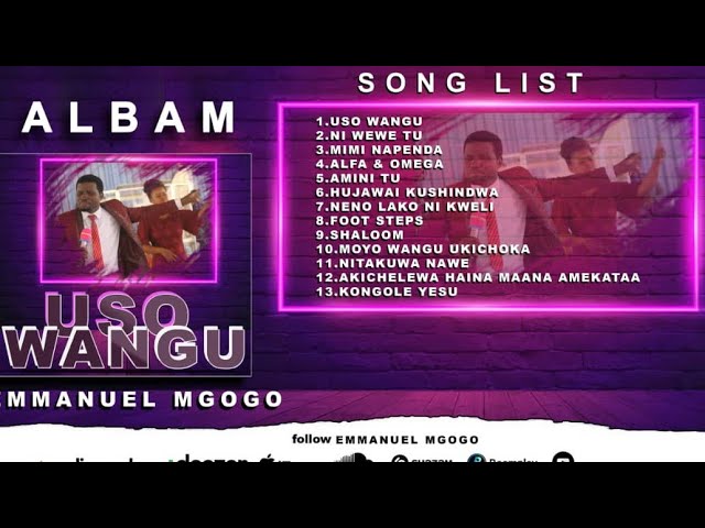 THE BEST OF EMMANUEL MGOGO (2020-2021) 13 NON - STOP WORSHIP SONGS class=