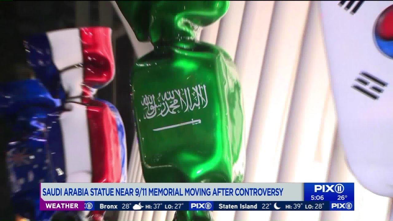 World Trade Center art exhibit featuring Saudi flag to be moved