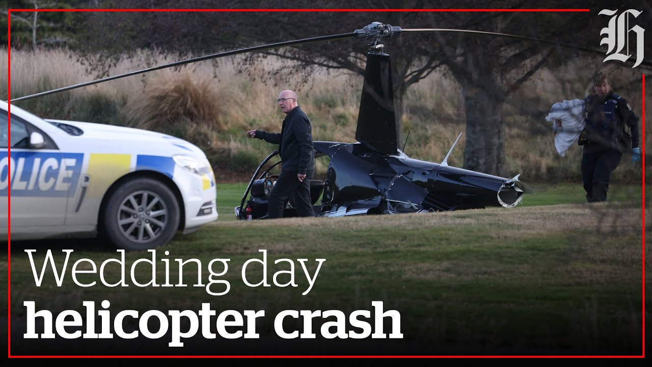 Wedding day horror Bride and groom on crashed helicopter nzherald.co