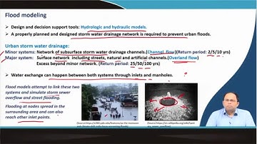 Lecture 58 : Urban flood management and drainage plans Part 1 #CH28SP #swayamprabha