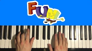 How To Play - Spongebob F.U.N. Song (Piano Tutorial Lesson) screenshot 5