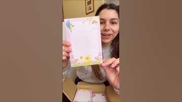 new notepads 🌸🌿 link in bio✨ #unboxing #smallbusiness #notepad #floralillustration #stationery