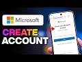 How to Create Microsoft Account In Mobile | How to Create Outlook Mail Account In Mobile