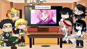 Hashiras react to giyuu as milim nava | rimuru tempest | Demon Slayer | Slime | Gacha life | Tiktoks