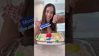 *AT HOME* MOON SAND activity for your mini human! #shorts #momhack