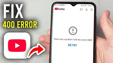 How To Fix "There Was A Problem With The Server 400" On YouTube - Step By Step