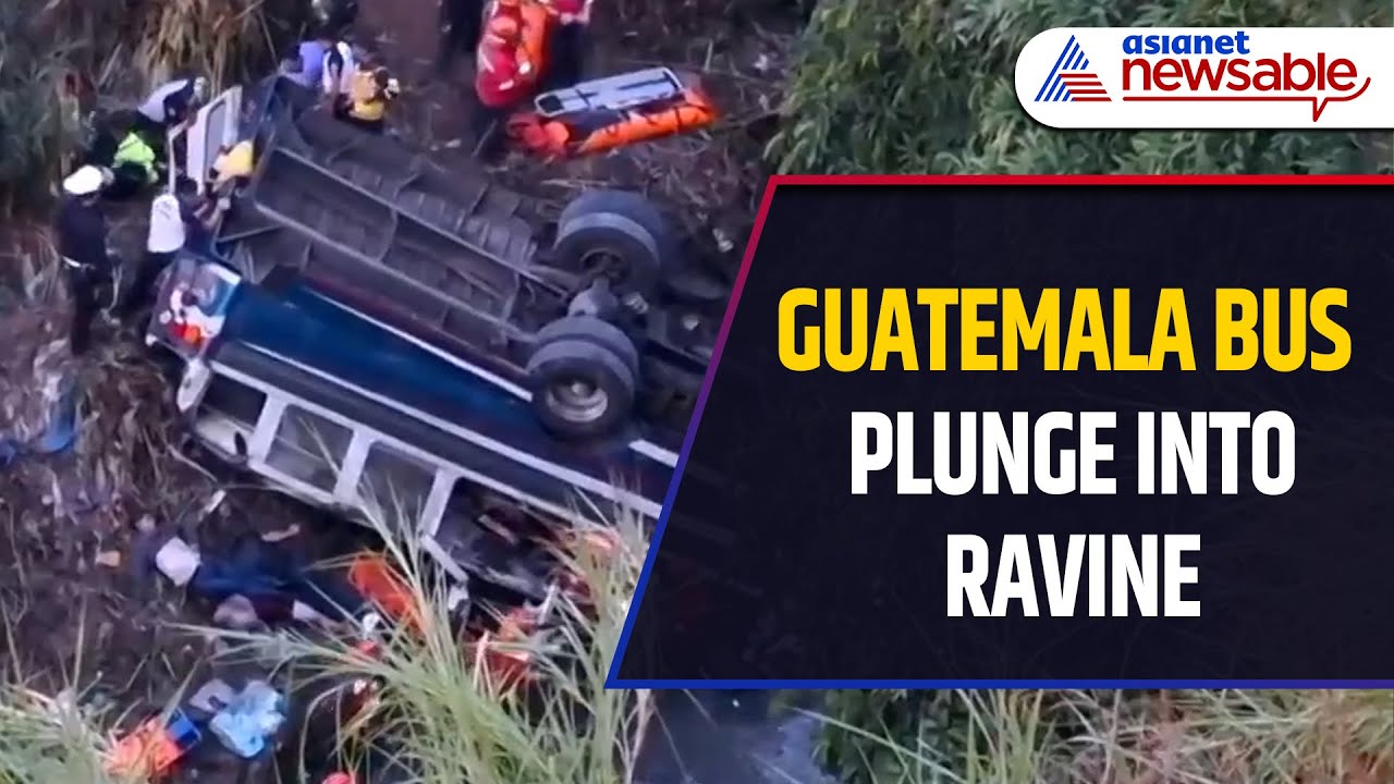 Guatemala Bus Plunge Into Ravine, At Least 40 Dead in Tragic Accident