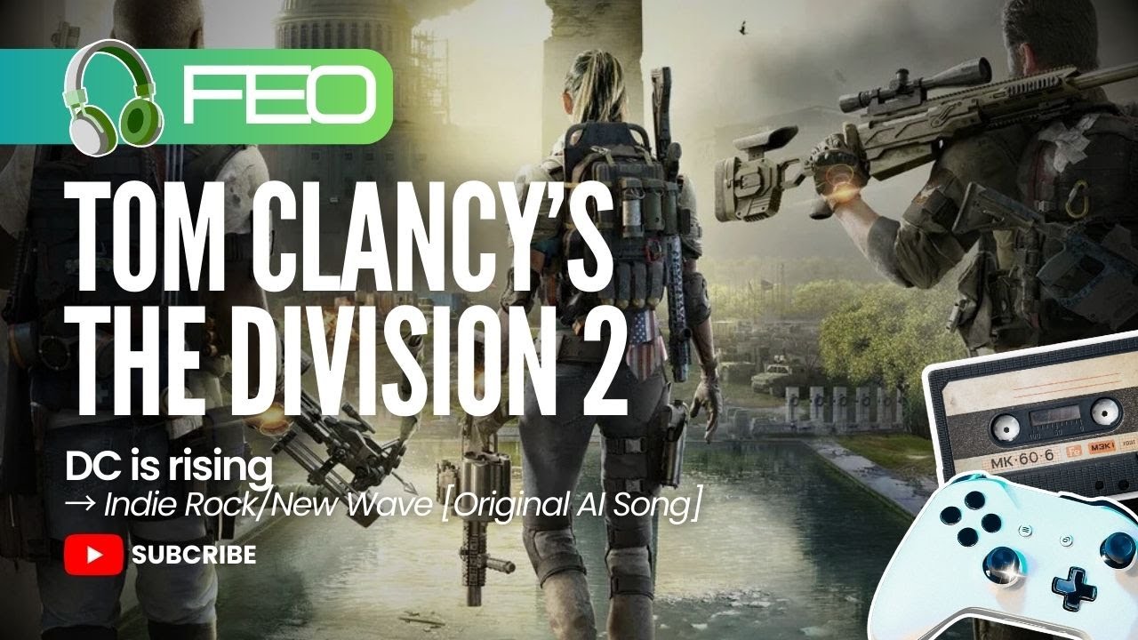 THE DIVISION 2 | DC is rising | Indie Rock/New Wave (Original AI Song)