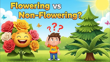 “Flowering vs Non-Flowering Plants | AI Animated Science Story”