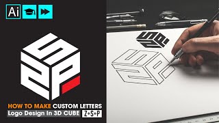 Subscribers Requested Logo Design | Adobe Illustrator Tutorial 2024 With Zakki Graphics