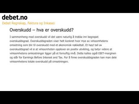 Video: Hvor er tilbakeholdt overskudd i regnskapet?