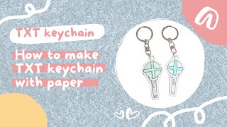 TXT Keychain with Paper | DIY Tutorial