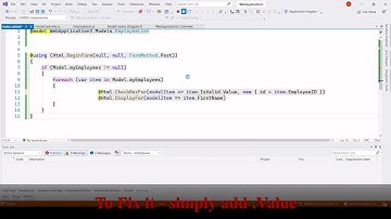 MVC - Checkbox - Fix Error CS0266 Cannot implicitly convert type 